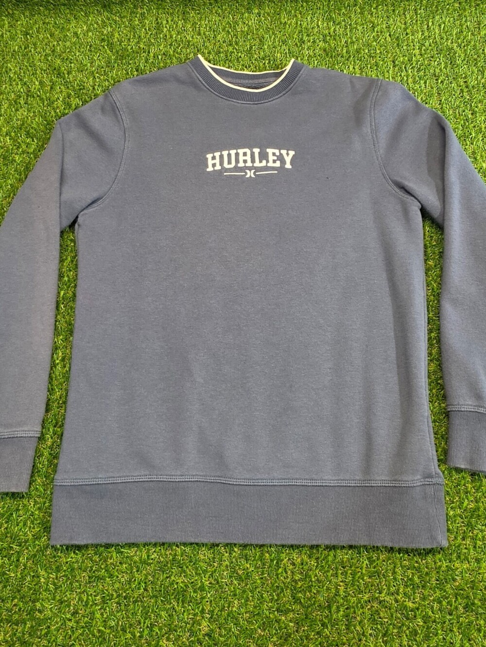 Hurley Men's Navy Blue Crewneck Sweatshirt Size S/P